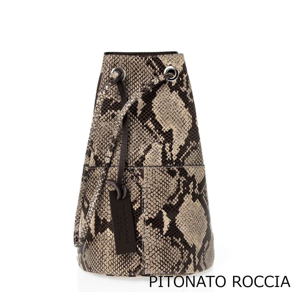 Marco Masi Slang Bucket Bag Python - image 5
